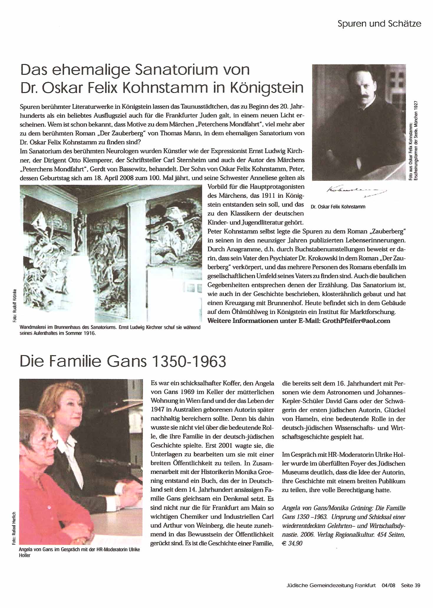 Jued. Gemeindezeitung Ffm S. 39